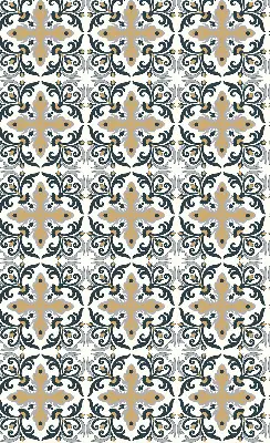 Estores de rolo interiores para janela Azulejo marroquino