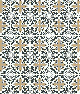 Estores de rolo interiores para janela Azulejo marroquino