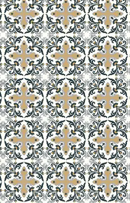 Estores de rolo interiores para janela Azulejo marroquino