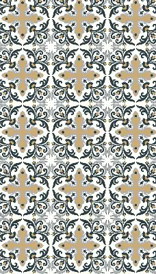 Estores de rolo interiores para janela Azulejo marroquino