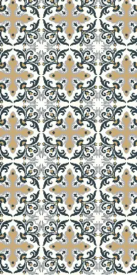 Estores de rolo interiores para janela Azulejo marroquino