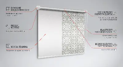 Estores de rolo interiores Azulejo português
