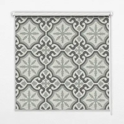 Estores de rolo interiores para janela Azulejo marroquino