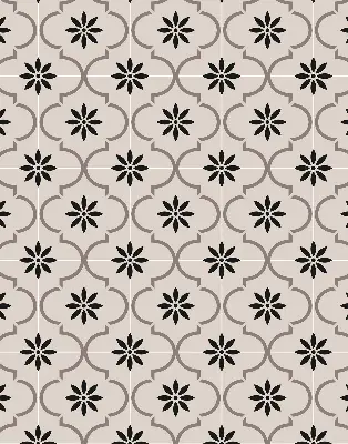 Estores de rolo interiores para janela Azulejo marroquino em forma de flor