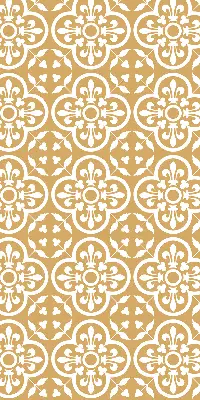 Estores de rolo em tecido Azulejo com padrão folclórico português