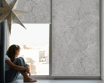 Estores de rolo em tecido Mármore cinza