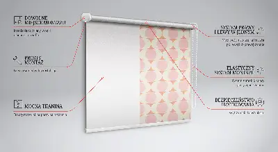Estores de rolo interiores para janela Olhos abstratos