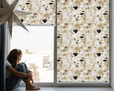 Estores de rolo interiores Granito claro