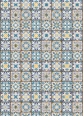 Estores de rolo para porta de varanda Mandala