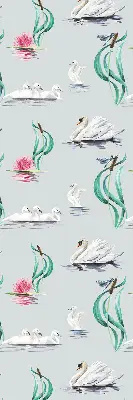 Estores de rolo interiores Cisnes e patos
