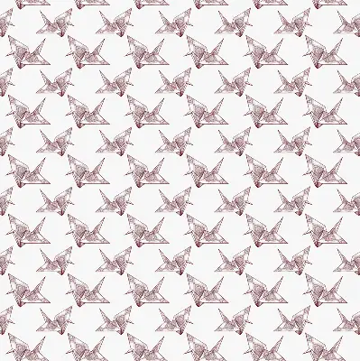 Estores de rolo interiores para janela Cisnes de origami