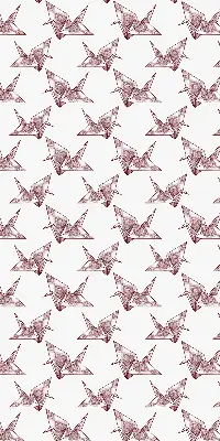 Estores de rolo interiores para janela Cisnes de origami