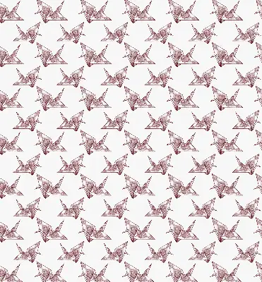 Estores de rolo interiores para janela Cisnes de origami