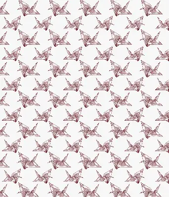 Estores de rolo interiores para janela Cisnes de origami