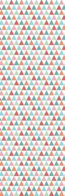 Estores de rolo para janela Triângulos coloridos