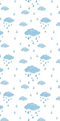 Estores de rolo para janela Nuvens e chuva