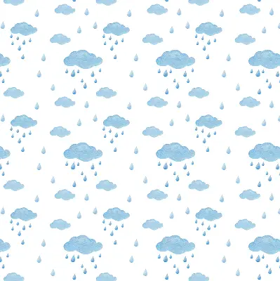 Estores de rolo para janela Nuvens e chuva