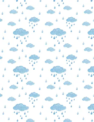 Estores de rolo para janela Nuvens e chuva