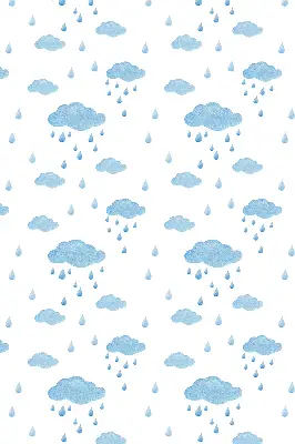Estores de rolo para janela Nuvens e chuva