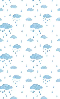 Estores de rolo para janela Nuvens e chuva
