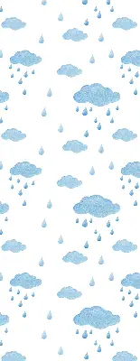 Estores de rolo para janela Nuvens e chuva