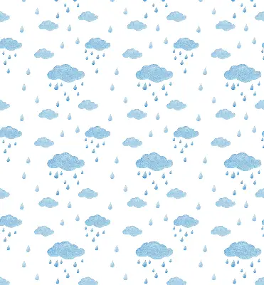 Estores de rolo para janela Nuvens e chuva