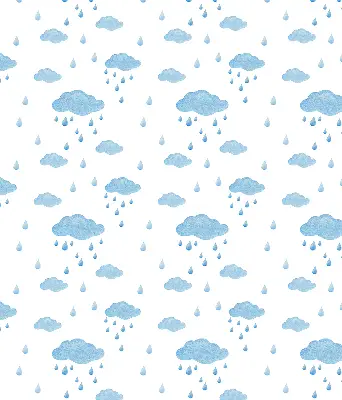 Estores de rolo para janela Nuvens e chuva