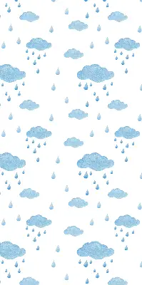 Estores de rolo para janela Nuvens e chuva