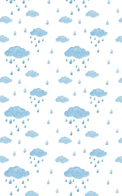 Estores de rolo para janela Nuvens e chuva