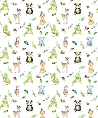 Estores de rolo para porta de varanda Animais e plantas