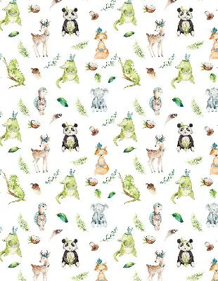 Estores de rolo para porta de varanda Animais e plantas