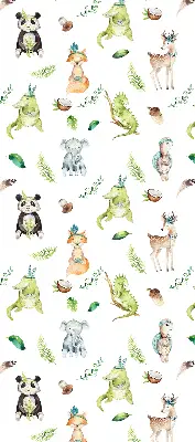 Estores de rolo para porta de varanda Animais e plantas