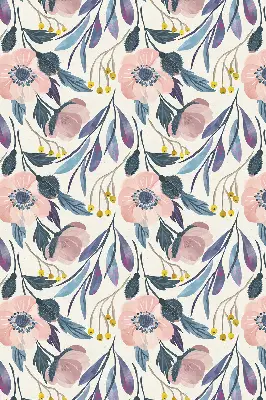 Estores de rolo interiores para janela Papoulas
