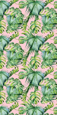 Estores de rolo em tecido Variedades de folhas tropicais