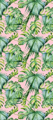 Estores de rolo em tecido Variedades de folhas tropicais