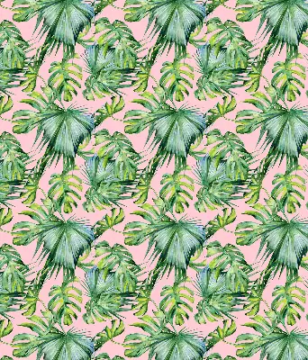 Estores de rolo em tecido Variedades de folhas tropicais