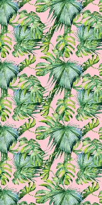 Estores de rolo em tecido Variedades de folhas tropicais