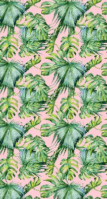 Estores de rolo em tecido Variedades de folhas tropicais