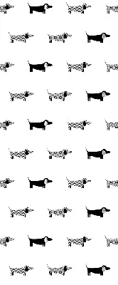Estores de rolo para porta de varanda cães desenhados