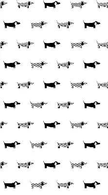 Estores de rolo para porta de varanda cães desenhados