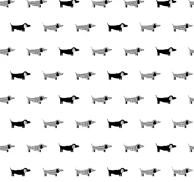 Estores de rolo para porta de varanda cães desenhados