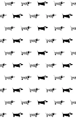 Estores de rolo para porta de varanda cães desenhados