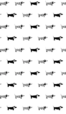 Estores de rolo para porta de varanda cães desenhados