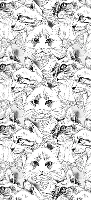 Estores de rolo em tecido Gatos desenhados