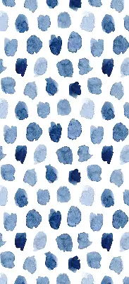 Estores de rolo para janela manchas pintadas de azul