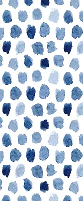 Estores de rolo para janela manchas pintadas de azul