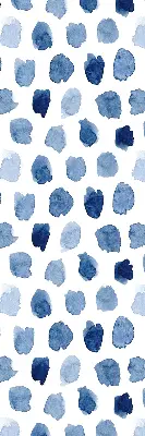 Estores de rolo para janela manchas pintadas de azul