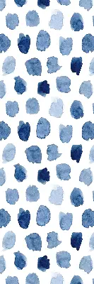 Estores de rolo para janela manchas pintadas de azul