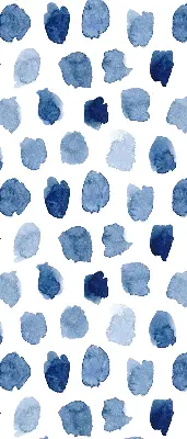 Estores de rolo para janela manchas pintadas de azul
