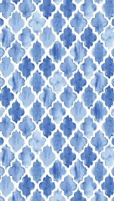 Estores de rolo interiores Padrão pintado
